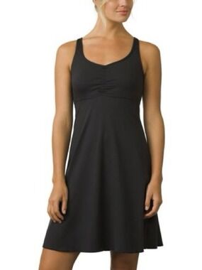 Prana Athleisure Black Logo Dress XS
